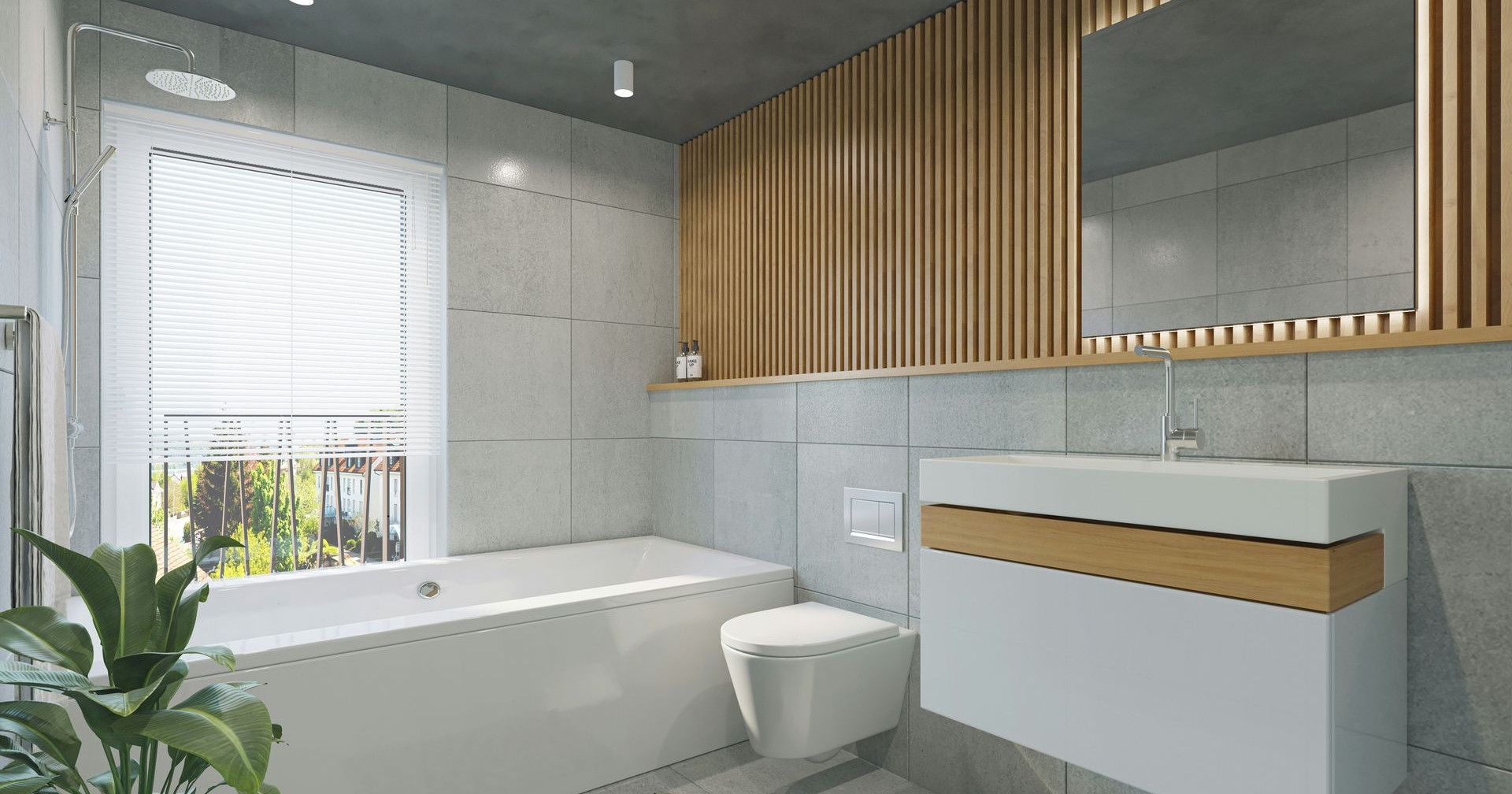 a bathroom with a toilet, sink, and bathtub